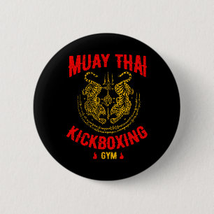 Chapa Redonda De 5 Cm Regalo de Entrenamiento de Gimnasio de Kickboxing 