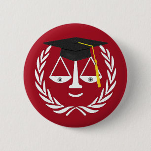 Chapa Redonda De 5 Cm Regalo de graduación de la facultad de derecho