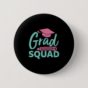 Chapa Redonda De 5 Cm Regalo de graduación Escuadrón Grad