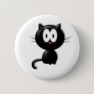 Chapa Redonda De 5 Cm Regalo de Halloween del gato de Scardy del gato
