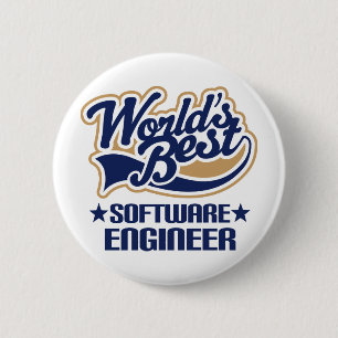 Chapa Redonda De 5 Cm Regalo de la Software Engineer