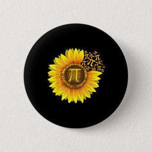Chapa Redonda De 5 Cm Regalo de maestro de matemáticas de girasol para m