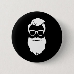 Chapa Redonda De 5 Cm Regalo de Navidades de Jolly Hip Hipster Santa Cla