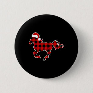 Chapa Redonda De 5 Cm Regalo de Navidades de Sombrero de Caballo Pajama