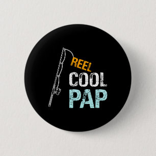 Chapa Redonda De 5 Cm Regalo de Papá de Nieta Nieto Reel Cool Papá