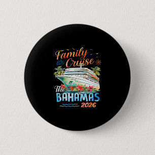 Chapa Redonda De 5 Cm Regalo de viaje de crucero familiar Byhamas verano