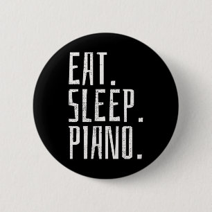 Chapa Redonda De 5 Cm Regalo de vinagre pianista de instrumentos musical