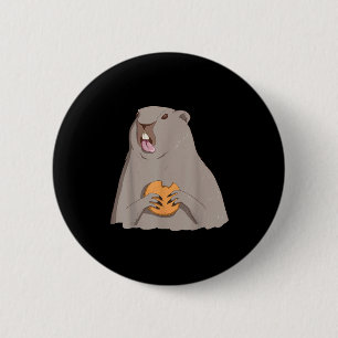 Chapa Redonda De 5 Cm Regalo del Día de la Marmota Camiseta Divertida de