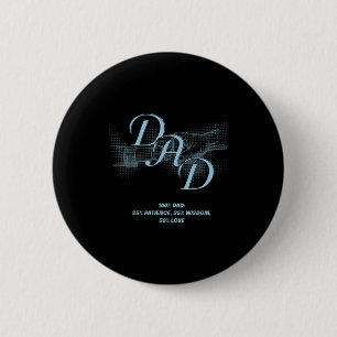 Chapa Redonda De 5 Cm Regalo del Día del Padre – Cita de paciencia sabid