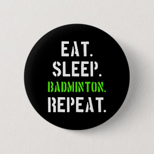 Chapa Redonda De 5 Cm Regalo del jugador de Badminton 1