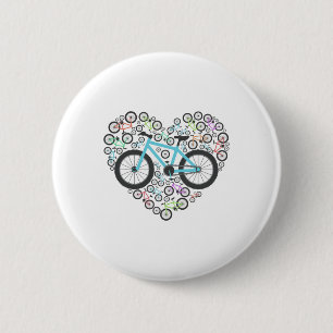 Chapa Redonda De 5 Cm Regalo divertido de bicicleta de montaña para homb