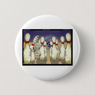 Chapa Redonda De 5 Cm Regalo divertido de bolos en vivo, camisetas, tarj