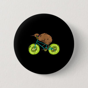 Chapa Redonda De 5 Cm Regalo divertido de ciclismo para Kiwi Biker Nueva