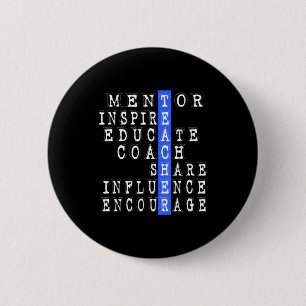 Chapa Redonda De 5 Cm Regalo divertido para profesor mentor entrenador p