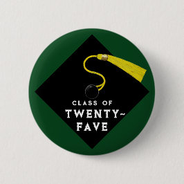 Chapa Redonda De 5 Cm Regalo Keepsake de la graduación 2025