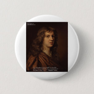 Chapa Redonda De 5 Cm Regalos de citas de amor de Abraham Crowley "Amor