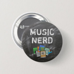 Chapa Redonda De 5 Cm Regalos de humor de coro - Nervio musical -
