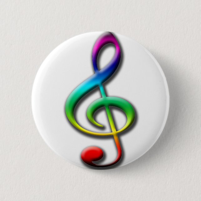Chapa Redonda De 5 Cm ¡Regalos de la música! (Anverso)