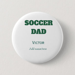 CHAPA REDONDA DE 5 CM REGALOS DEL DÍA DEL PADRE DE FÚTBOL PAPÁ FÚTBOL VE