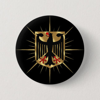 Chapa Redonda De 5 Cm Regalos del fútbol de Alemania de la insignia de