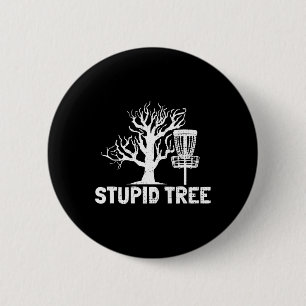 Chapa Redonda De 5 Cm Regalos Diccionario Árbol Estúpido Disc Golf Midra