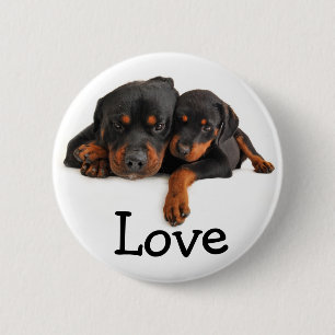 Chapa Redonda De 5 Cm Regalos divertidos para amantes de perros Rottie c