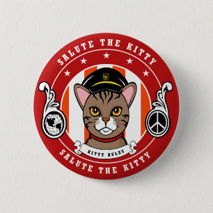 Chapa Redonda De 5 Cm Regalos para los amantes del gato