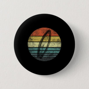 Chapa Redonda De 5 Cm Regalos para surfistas Silueta de tabla de surf pu