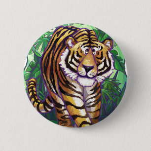 Chapa Redonda De 5 Cm Regalos y accesorios para tigres