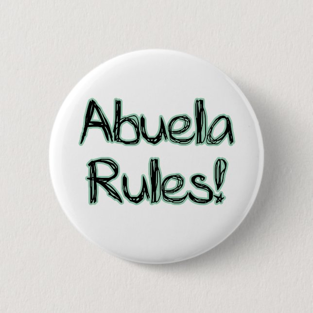 Chapa Redonda De 5 Cm ¡Reglas de Abuela! (Anverso)