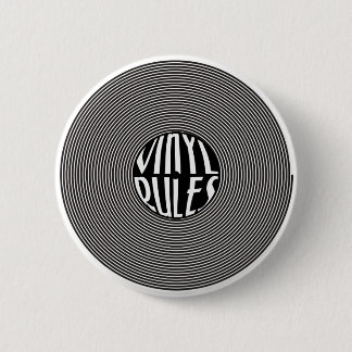 Chapa Redonda De 5 Cm Reglas del vinilo