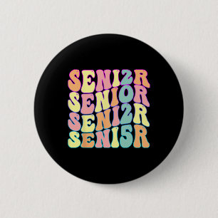 Chapa Redonda De 5 Cm Regreso a Clases 2025 Senior 2025 Clase de 2025