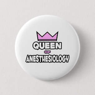 Chapa Redonda De 5 Cm Reina de la anestesiología
