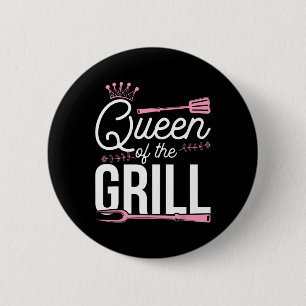 Chapa Redonda De 5 Cm Reina De La Parrilla Carne Ahumada Bbq Byrbecue
