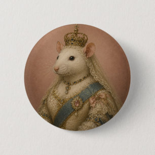Chapa Redonda De 5 Cm Reina Mousebeth