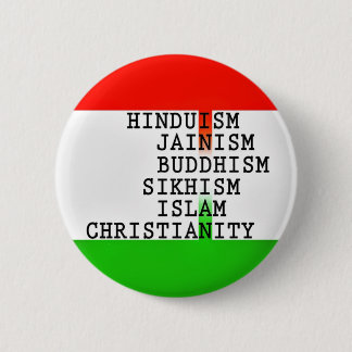 Chapa Redonda De 5 Cm Religiones de identidad indias