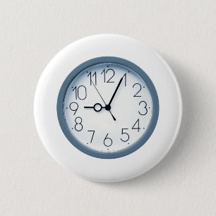 Chapa Redonda De 5 Cm Reloj