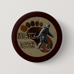 Chapa Redonda De 5 Cm Reloj de Squatch