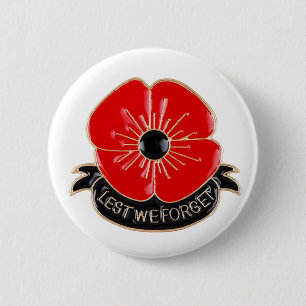 Chapa Redonda De 5 Cm Remembrance Day
