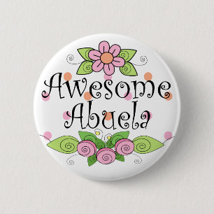 Chapa Redonda De 5 Cm Remera Abuela Increíble