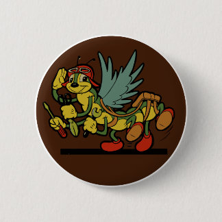 Chapa Redonda De 5 Cm Remiendo marino de la escuadrilla de la aviación