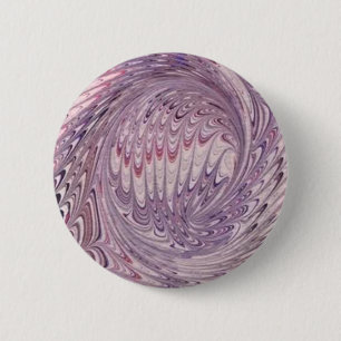 Chapa Redonda De 5 Cm Remolino del papel veteado (lavanda)