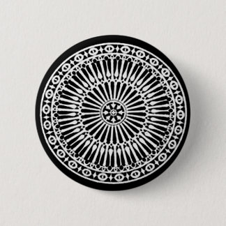 Chapa Redonda De 5 Cm RENAISSANCE Decoración arquitectónica en blanco ne