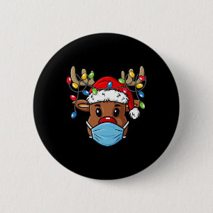 Chapa Redonda De 5 Cm Renos Feliz Navidad Navidad Navidad Navidad Navida
