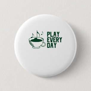 Chapa Redonda De 5 Cm Reproducir música a diario