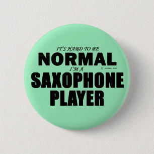 Chapa Redonda De 5 Cm Reproductor saxofónico normal