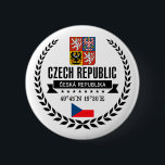 Chapa Redonda De 5 Cm República Checa<br><div class="desc">República Checa</div>