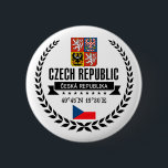 Chapa Redonda De 5 Cm República Checa<br><div class="desc">República Checa</div>