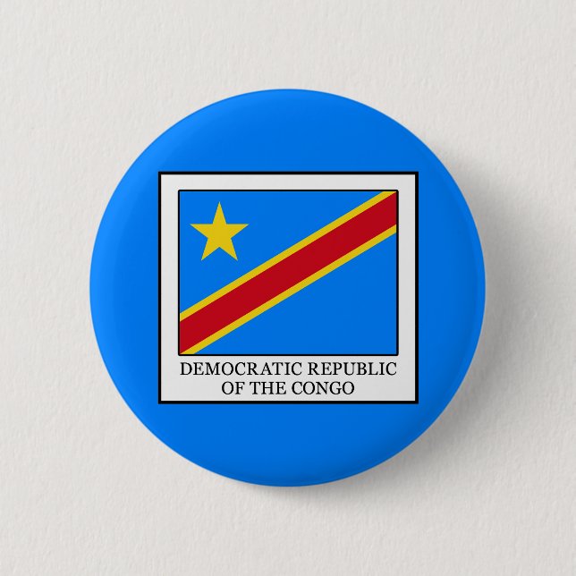 Chapa Redonda De 5 Cm República Democrática del Congo (Anverso)