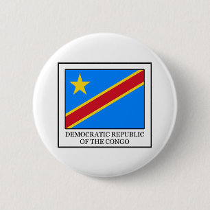 Chapa Redonda De 5 Cm República Democrática del Congo